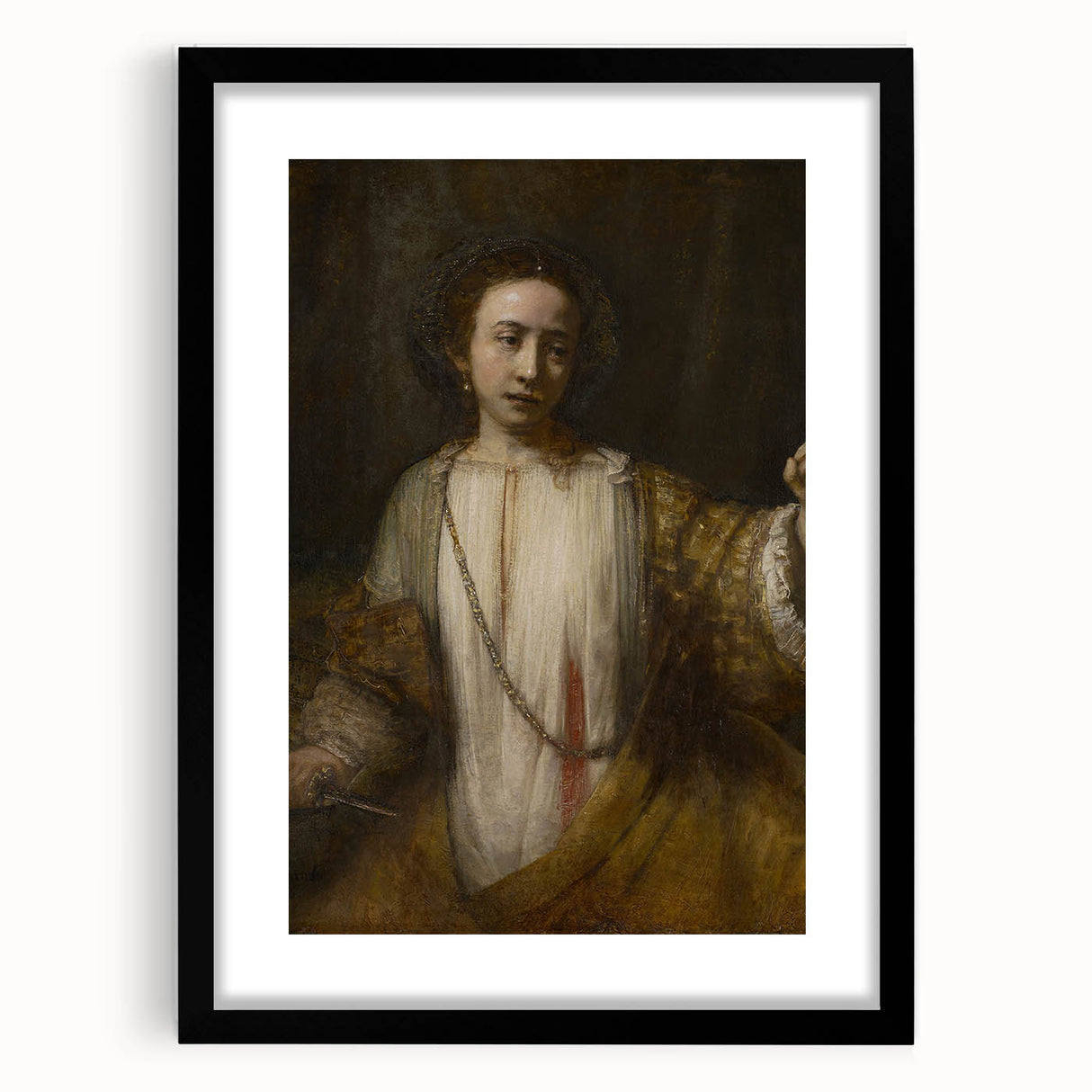 Baroque Art - Serene Portrait of Grace and Elegance