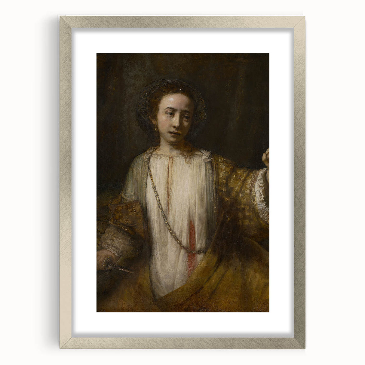 Baroque Art - Serene Portrait of Grace and Elegance