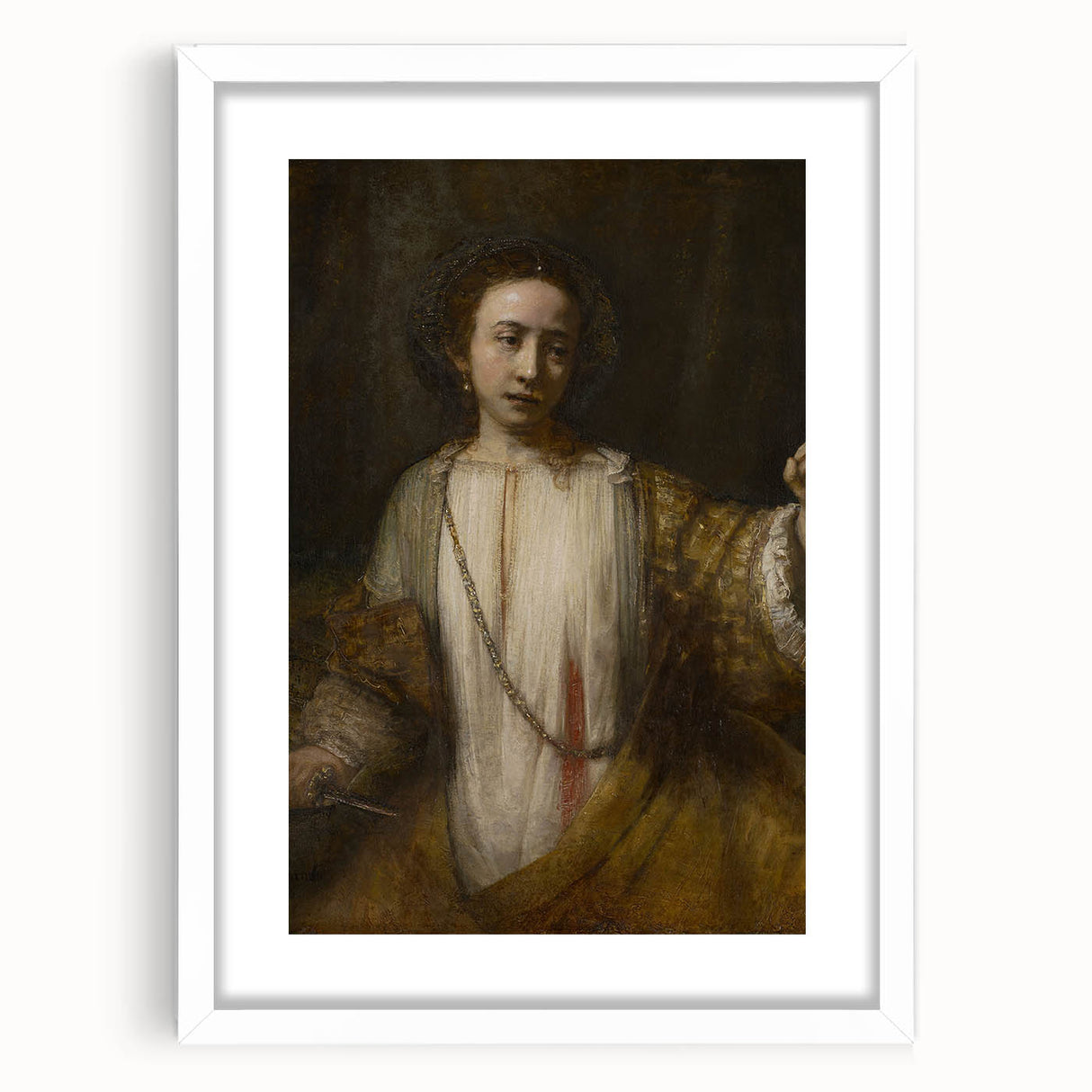 Baroque Art - Serene Portrait of Grace and Elegance