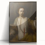 Baroque Art - Serene Portrait of Grace and Elegance