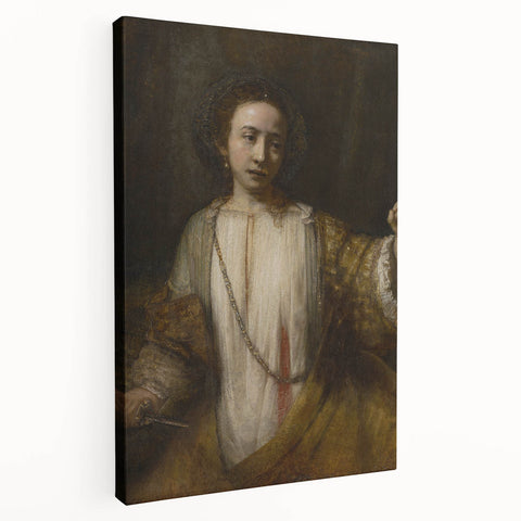 Baroque Art - Serene Portrait of Grace and Elegance