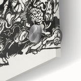 Franz Marc's Lion Hunt (1913) - Bold Black & White Expressionist Art