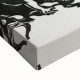 Franz Marc's Lion Hunt (1913) - Bold Black & White Expressionist Art