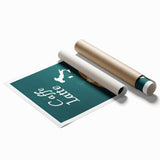 Extra large rolled print featuring a floral design in soft pastel colors.