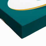 Large black and white landscape painting on stretched canvas, depicting a serene river scene, suitable for bedroom wall art.