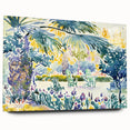 Garden of the Painter by Cross: Colorful Impressionist Garden Wall Art