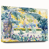 Garden of the Painter by Cross: Colorful Impressionist Garden Wall Art