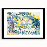 Garden of the Painter by Cross: Colorful Impressionist Garden Wall Art