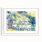 Garden of the Painter by Cross: Colorful Impressionist Garden Wall Art