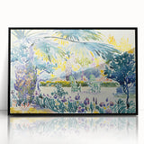 Garden of the Painter by Cross: Colorful Impressionist Garden Wall Art