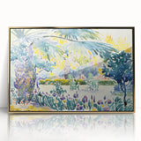 Garden of the Painter by Cross: Colorful Impressionist Garden Wall Art