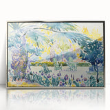 Garden of the Painter by Cross: Colorful Impressionist Garden Wall Art