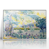 Garden of the Painter by Cross: Colorful Impressionist Garden Wall Art