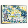 Garden of the Painter by Cross: Colorful Impressionist Garden Wall Art