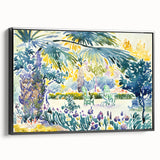Garden of the Painter by Cross: Colorful Impressionist Garden Wall Art