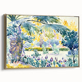 Garden of the Painter by Cross: Colorful Impressionist Garden Wall Art