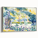 Garden of the Painter by Cross: Colorful Impressionist Garden Wall Art