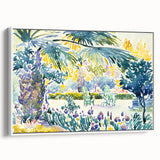 Garden of the Painter by Cross: Colorful Impressionist Garden Wall Art