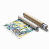 Garden of the Painter by Cross: Colorful Impressionist Garden Wall Art