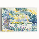 Garden of the Painter by Cross: Colorful Impressionist Garden Wall Art