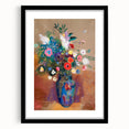 Vibrant Floral Bouquet - Modern Wall Art of Colorful Flower Arrangement