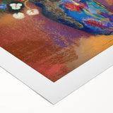 Vibrant Floral Bouquet - Modern Wall Art of Colorful Flower Arrangement