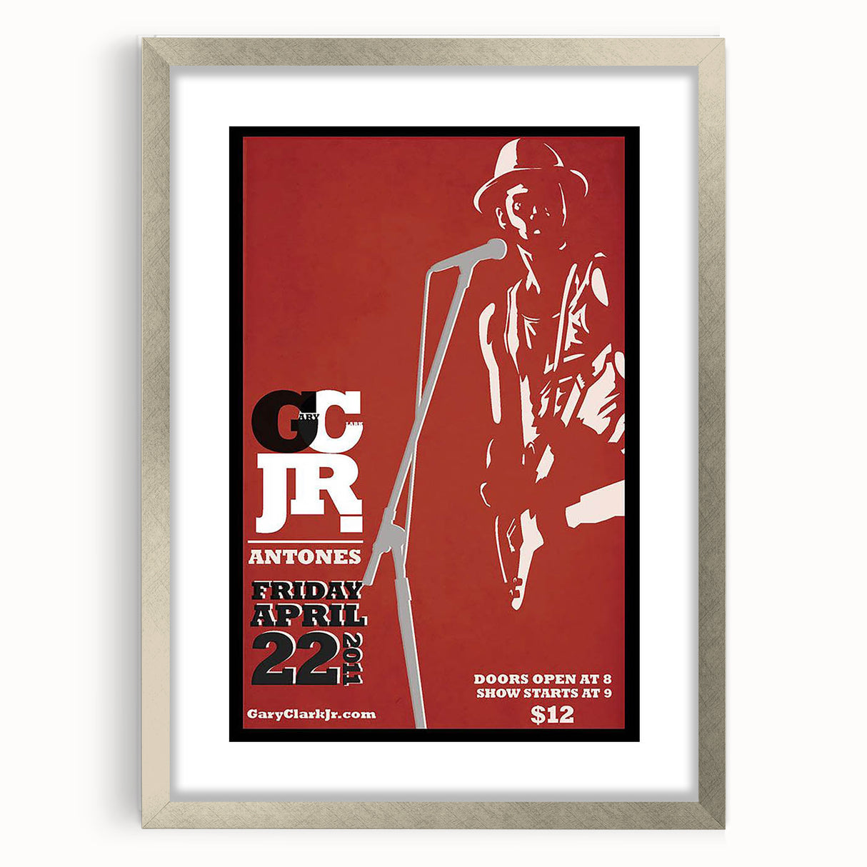 Gary Clark Jr. Retro Wall Art - Vintage Antone’s Concert Poster