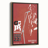 Gary Clark Jr. Retro Wall Art - Vintage Antone’s Concert Poster