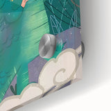 Whimsical Boys Room Wall Art – Child in Dragon Costume