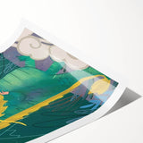 Whimsical Boys Room Wall Art – Child in Dragon Costume