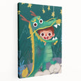 Whimsical Boys Room Wall Art – Child in Dragon Costume