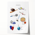 Sports Educational Wall Art - Kids' Learning Poster