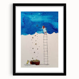 Girls Room Wall Art – Star Catcher Nursery Wall Art for Kids Rooms