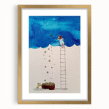 Girls Room Wall Art – Star Catcher Nursery Wall Art for Kids Rooms