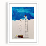 Girls Room Wall Art – Star Catcher Nursery Wall Art for Kids Rooms