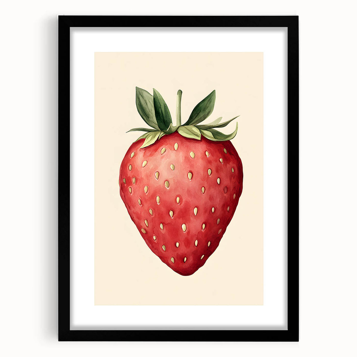 Strawberry Fruit Nursery Wall Art - Baby Room & Kids Room Decor