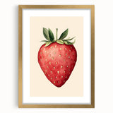 Strawberry Fruit Nursery Wall Art - Baby Room & Kids Room Decor