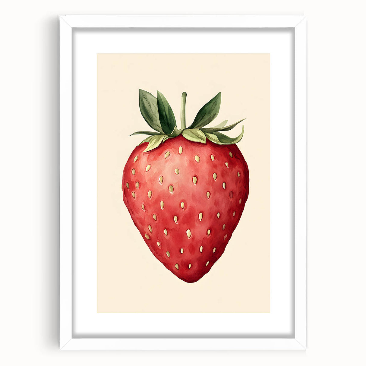 Strawberry Fruit Nursery Wall Art - Baby Room & Kids Room Decor