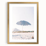 Extra large abstract art print with textured design in vibrant gold and yellow shades, framed in gold.