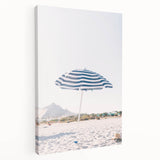 Large canvas with a summer-themed abstract design in warm orange and yellow tones, ideal for kitchen wall decor.