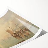 Romanticism Art - Sunrise at Margate - Classic Coastal Romantic Print