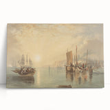 Romanticism Art - Sunrise at Margate - Classic Coastal Romantic Print
