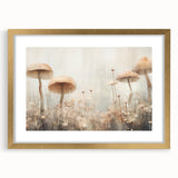 Abstract floral wall art framed in gold with a mat, showcasing vibrant colors and intricate details, ideal for enhancing modern home decor. Perfect for art enthusiasts seeking stylish decorative pieces.