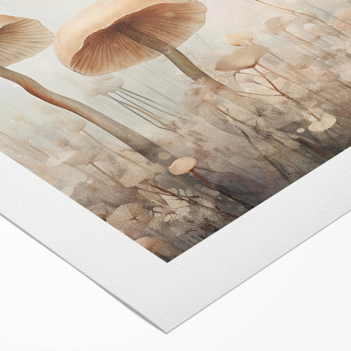Abstract floral wall art on rolled canvas, showcasing vibrant colors and intricate patterns, elegantly packaged for easy display and protection. Ideal for home decor.