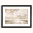 Minimalist Landscape Abstract Art - Soft Beige & Gray Canvas Decor