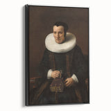 Elegant Baroque Portrait of a Woman with Book - Classic Art Print