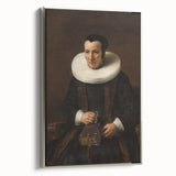 Elegant Baroque Portrait of a Woman with Book - Classic Art Print