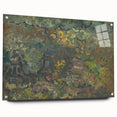 Expressionist Forest Scene - Vibrant Little Houses Wall Art