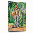 Impressionism Wall Art - Portrait of a Gardener - Cezanne’s Vibrant Nature Scene