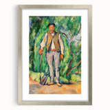 Impressionism Wall Art - Portrait of a Gardener - Cezanne’s Vibrant Nature Scene